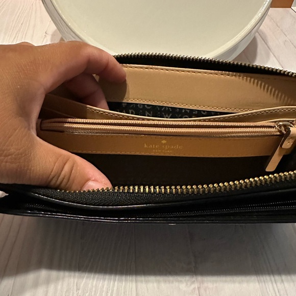 Kate Spade black wristlet wallet - Picture 3 of 5
